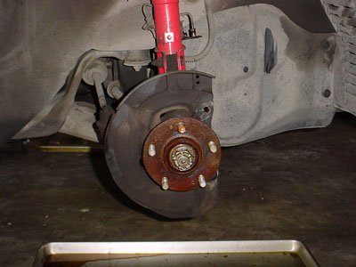 Remove brake rotor